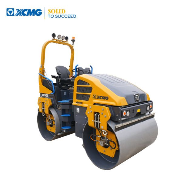 XCMG Factory Light Compacting Equipment 2025 Brand New 4ton Road Roller XD140 for Sale